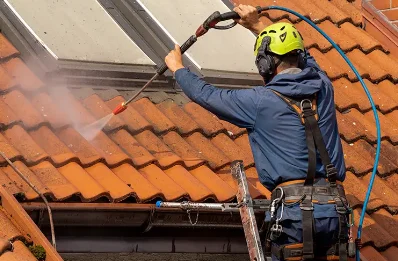 Démoussage et hydrofuge de toiture à Muron
